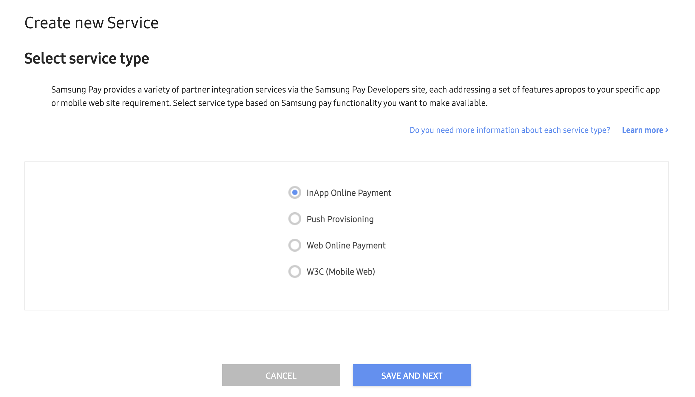 InApp Online Payment